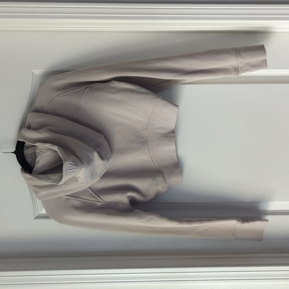 Lululemon Scuba Full-Zip Cropped Hoodie- Mojave Tan Size 6 - Picture 9 of 12